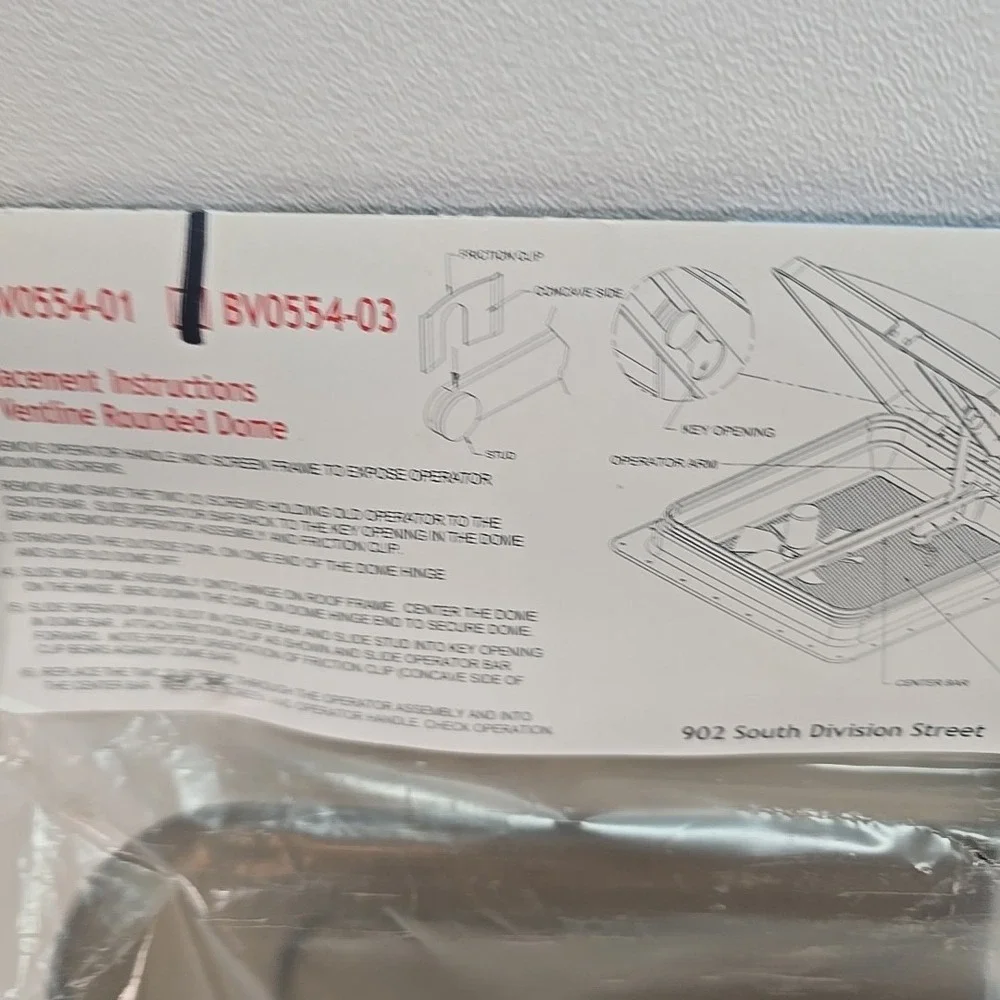 VENTLINE BV0554-03 REPLACEMENT ROOF‎ VENT COVER - SMOKE
